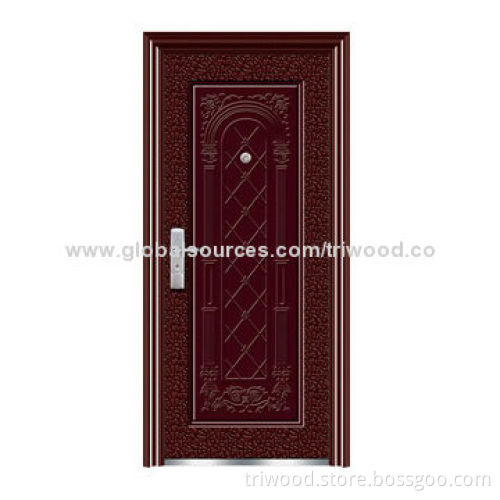 Steel Security Door with 38/45/50mm Door Leaf Thickness, Customized Orders Welcomed